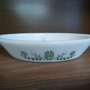 Glasbake Divided Vintage Dish